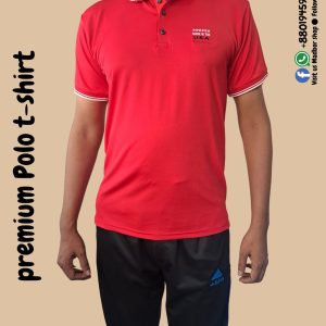 Premium Polo T-shirt Red